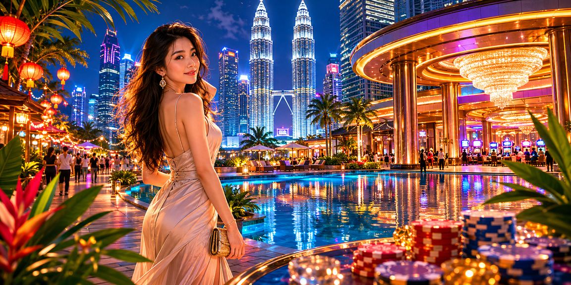 Suasana pertaruhan Kuala Lumpur dengan elemen tradisional Malaysia
