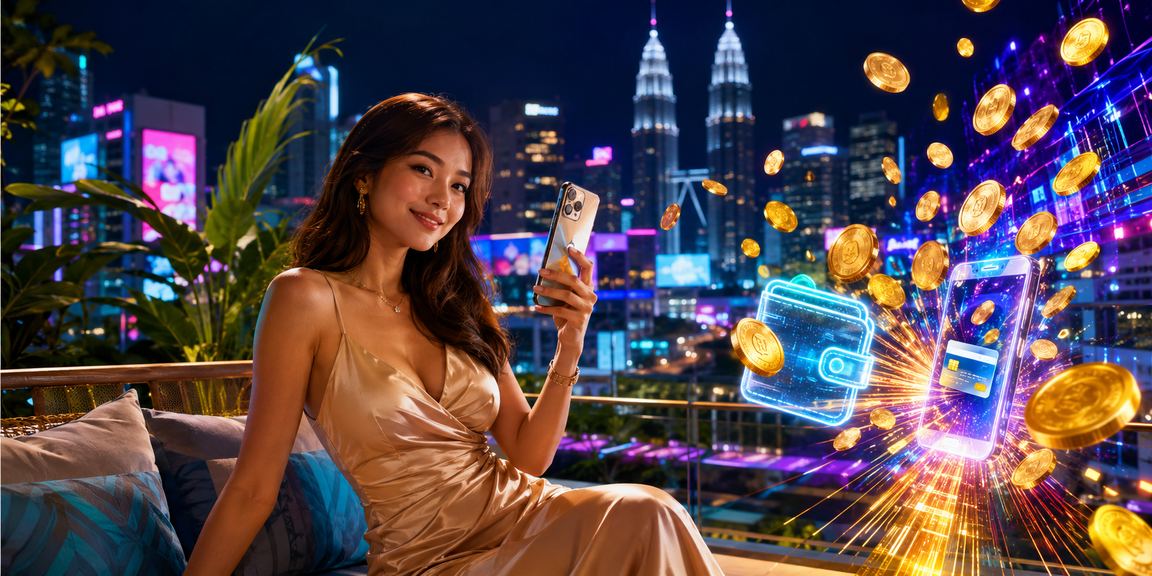Pengguna Malaysia bermain kasino mudah alih di Kuala Lumpur